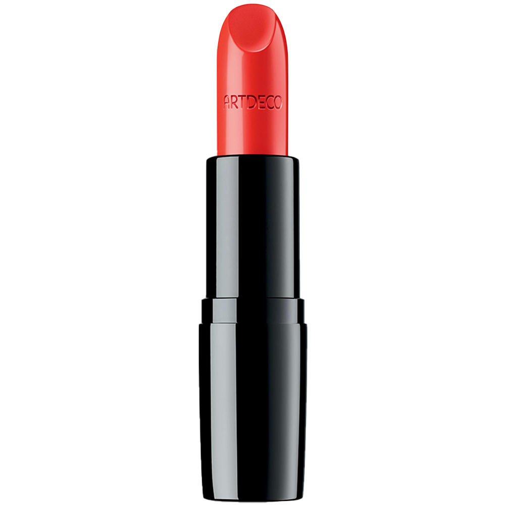 Gift idea for Mothers' Day. Artdeco Lipstick with a black lipstick holder and an orange-red lipstick.